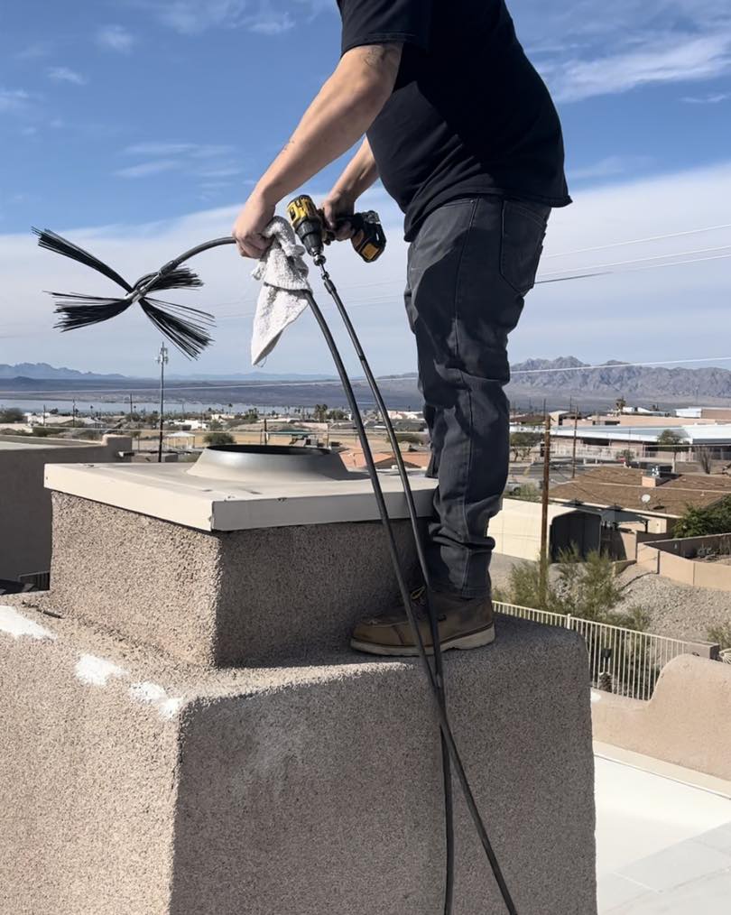 Chimney Cleaning Process